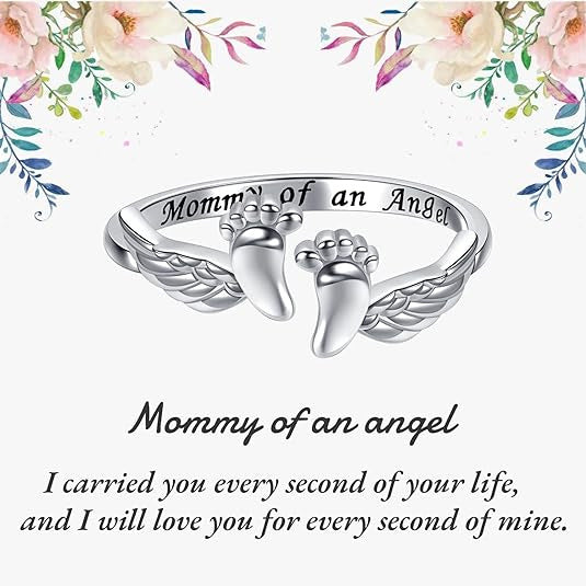 Mommy Of An Angel Ring