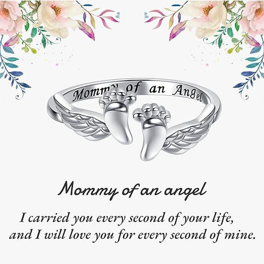 Mommy Of An Angel Ring