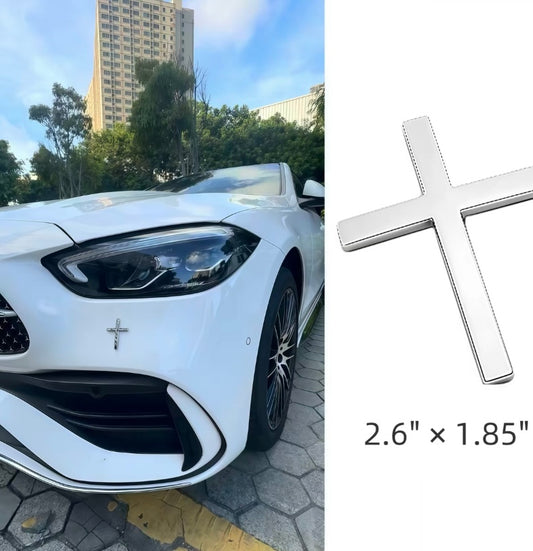 3D Cross Car Emblem