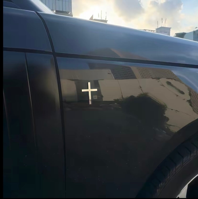 3D Cross Car Emblem